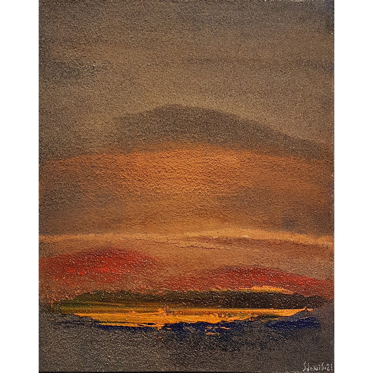 Amanecer naranja 2021 50x63